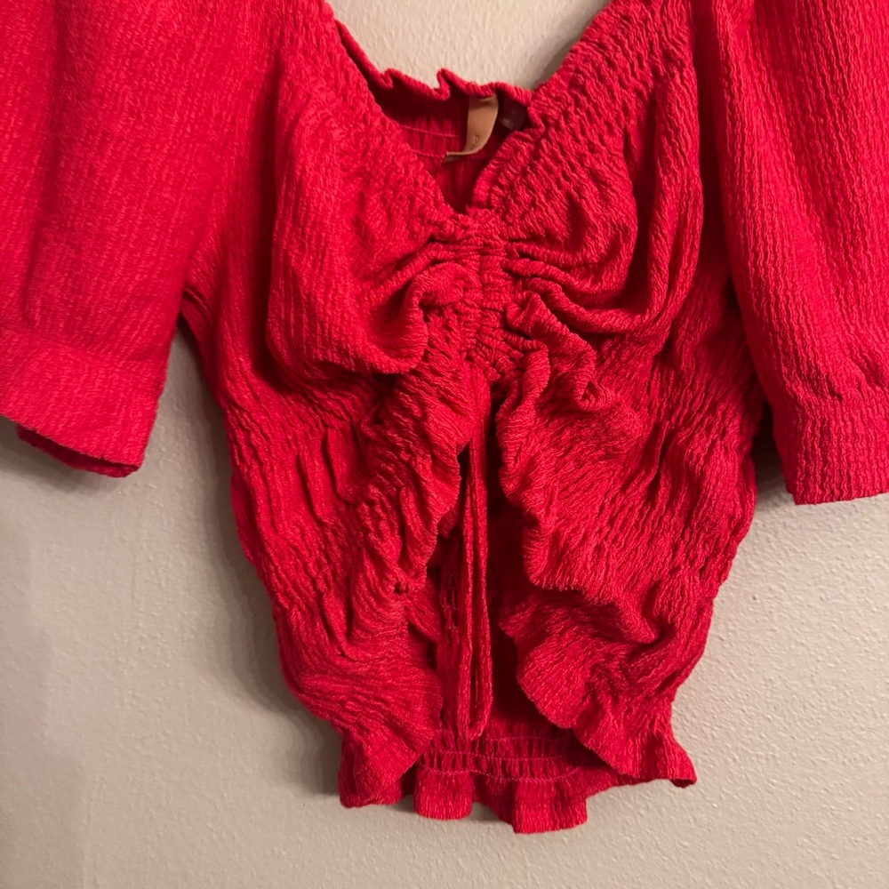 ANTHRO |‎ Pilcro Ruched Crop - Picture 3 of 5